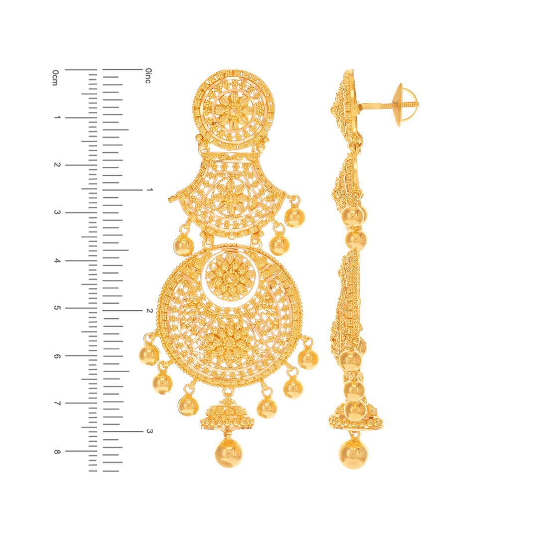 Delightful Patta Haaram in 22K Gold