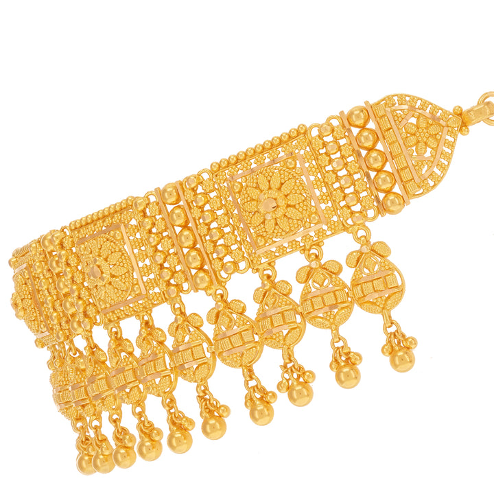 Artistic Choker Set in 22K Gold