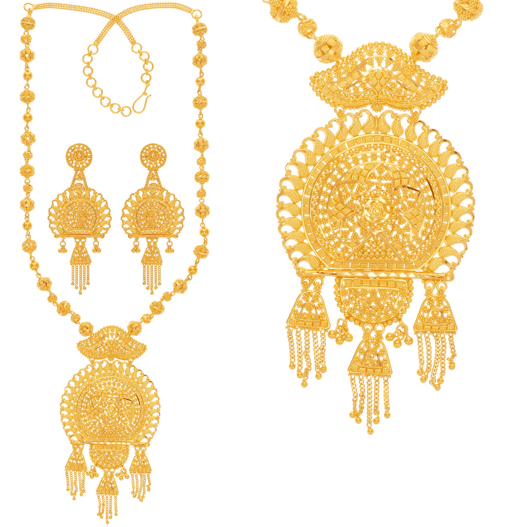 Ravishing Paata Haaram in 22K Gold