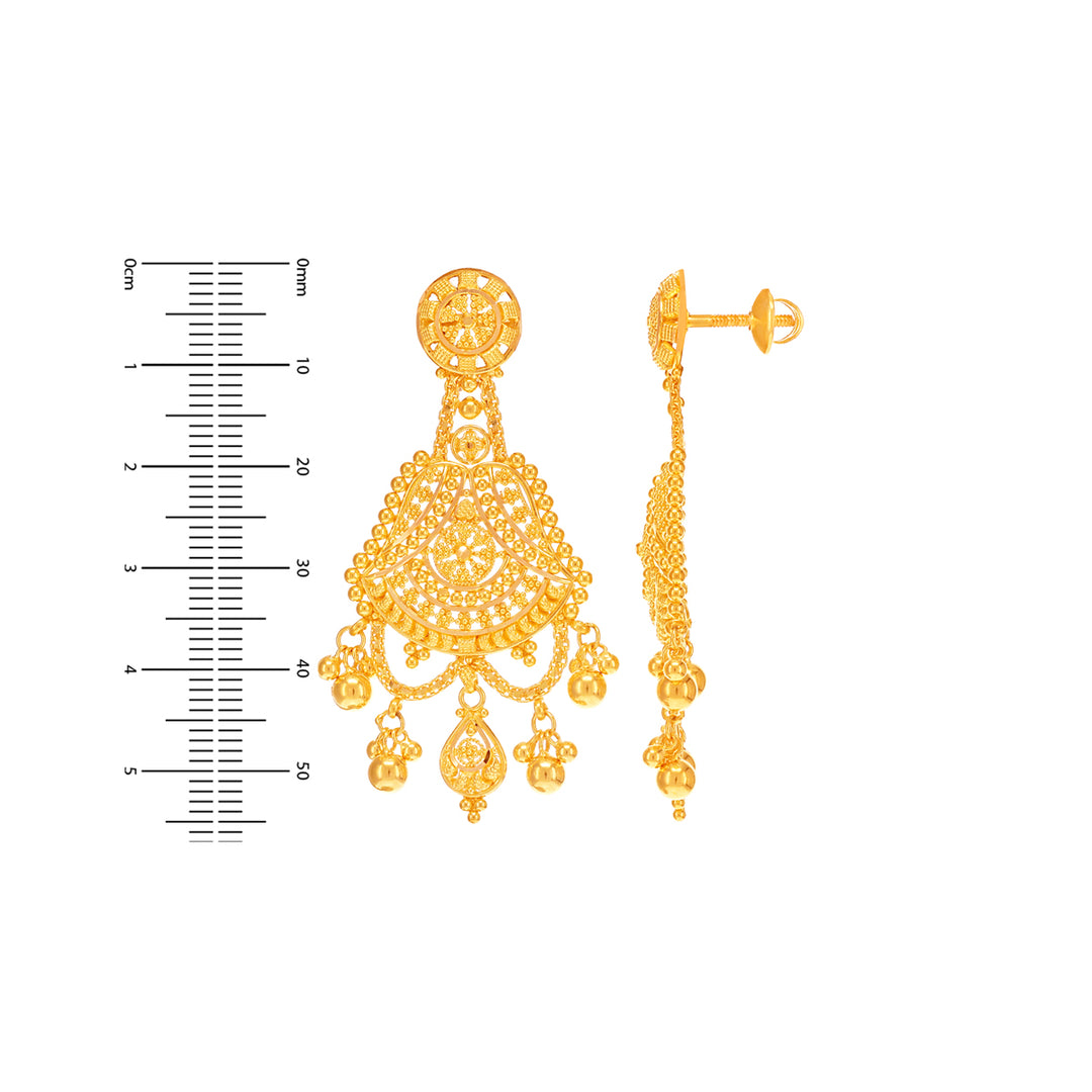 Gorgeous Necklace Set in 22K Gold