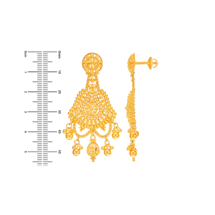 Gorgeous Necklace Set in 22K Gold