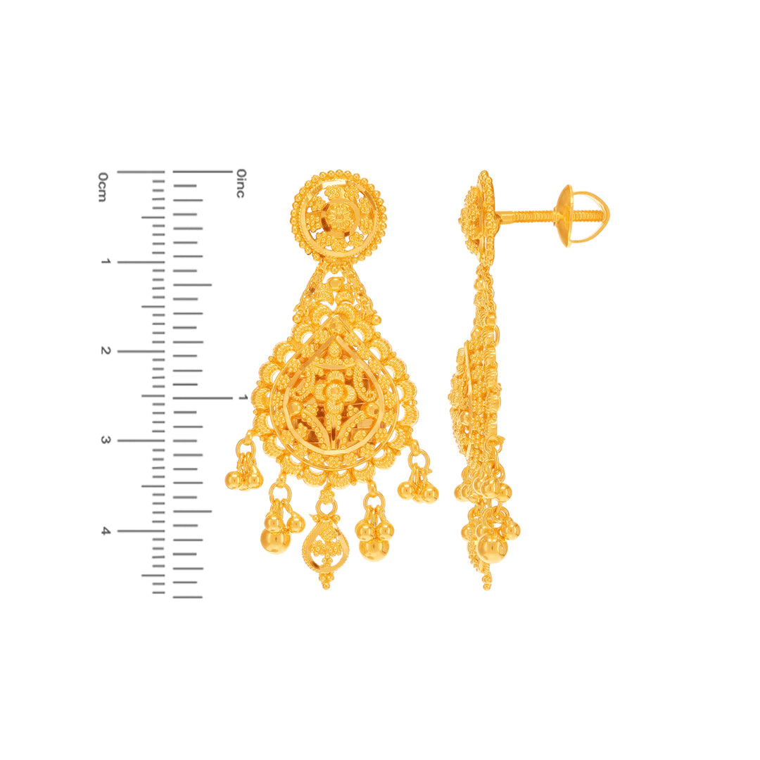 Enchanting Necklace Set in 22K Gold