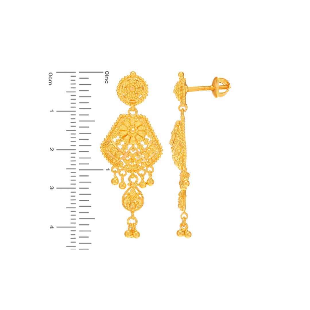 Fascinating Necklace Set in 22K Gold