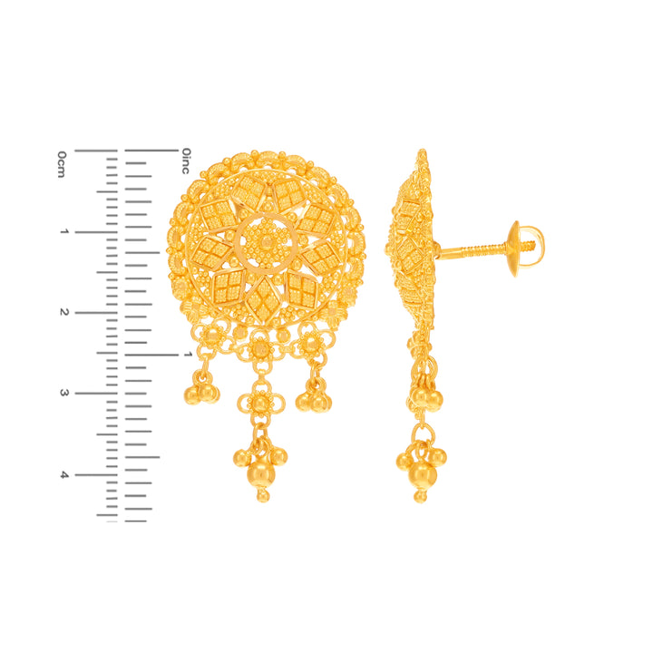 Endearing Necklace Set in 22K Gold