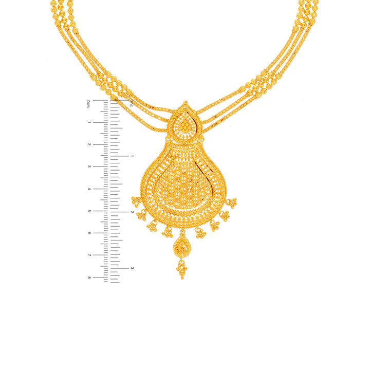 Endearing Necklace Set in 22K Gold