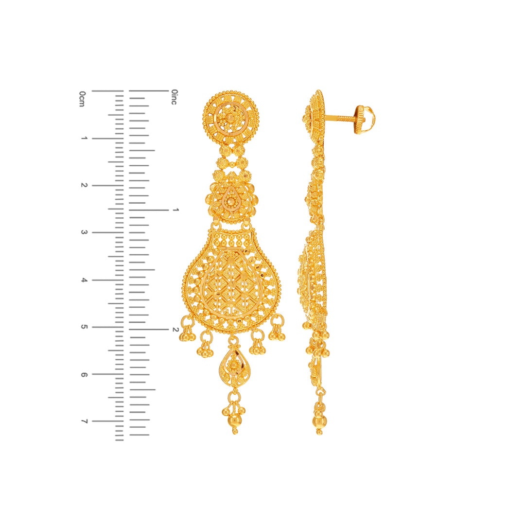 Endearing Necklace Set in 22K Gold