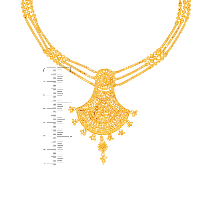 Endearing Necklace Set in 22K Gold