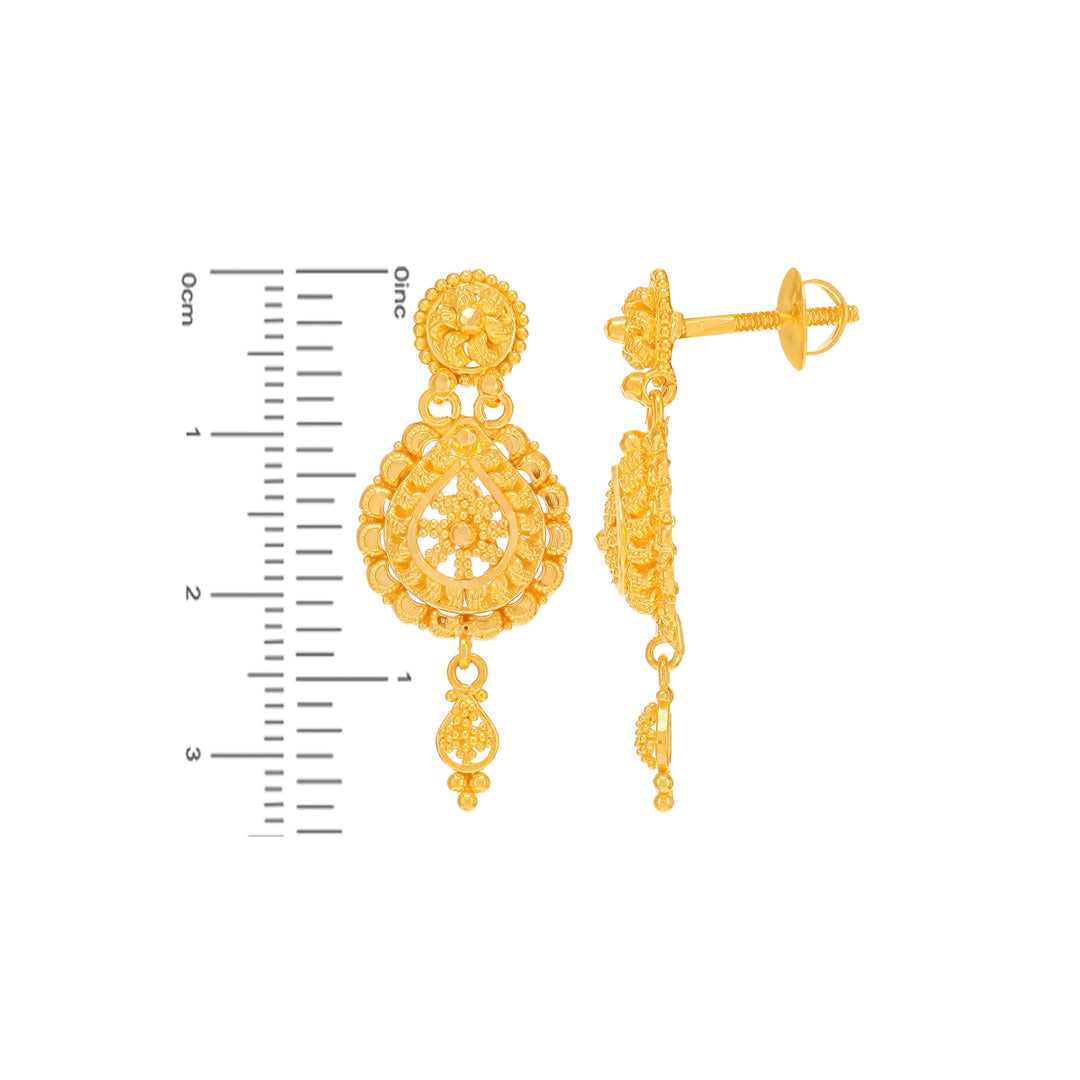 Opulent Necklace Set in 22K Gold