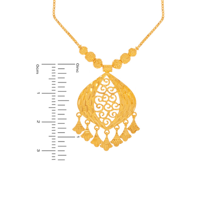 Stunning Necklace Set in 22K Gold