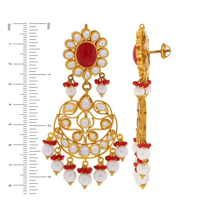 Antique Choker Set with Kundan & Gemstones in 22K Gold