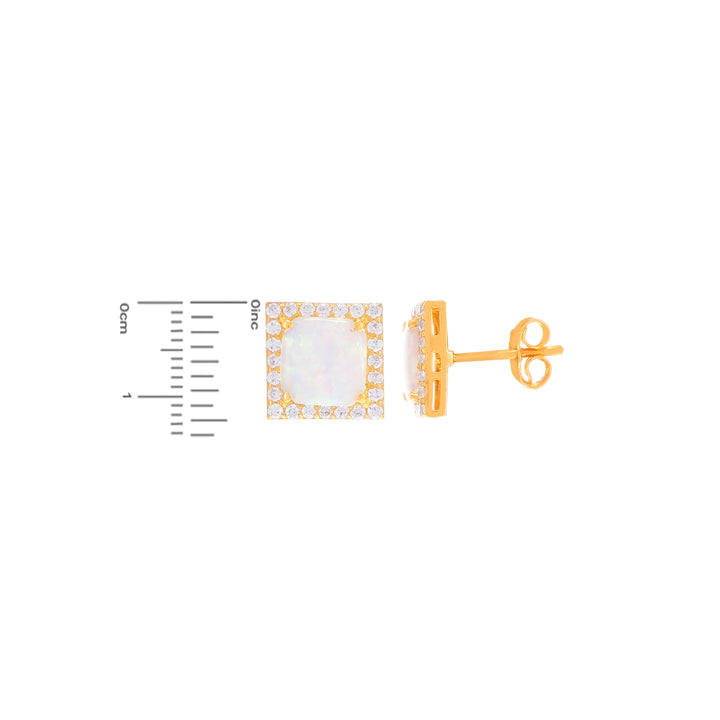 Lovely Antique Pendant Set With Opal & CZ in 22K Gold