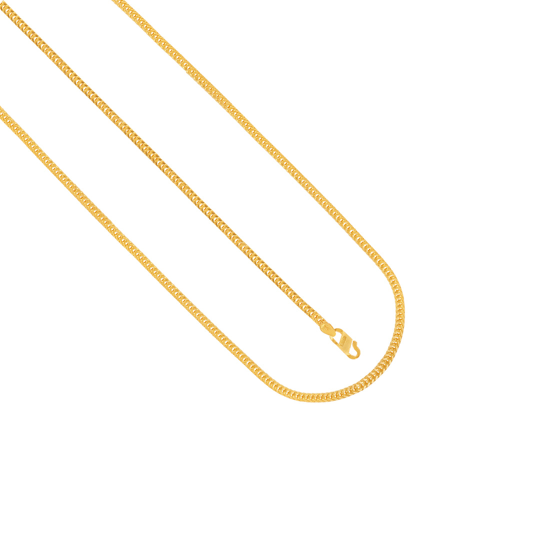 Fox 24" Chain in 21K Gold