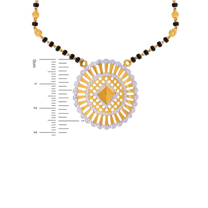 Opulent Two tone Mangalsutra in 22K Gold
