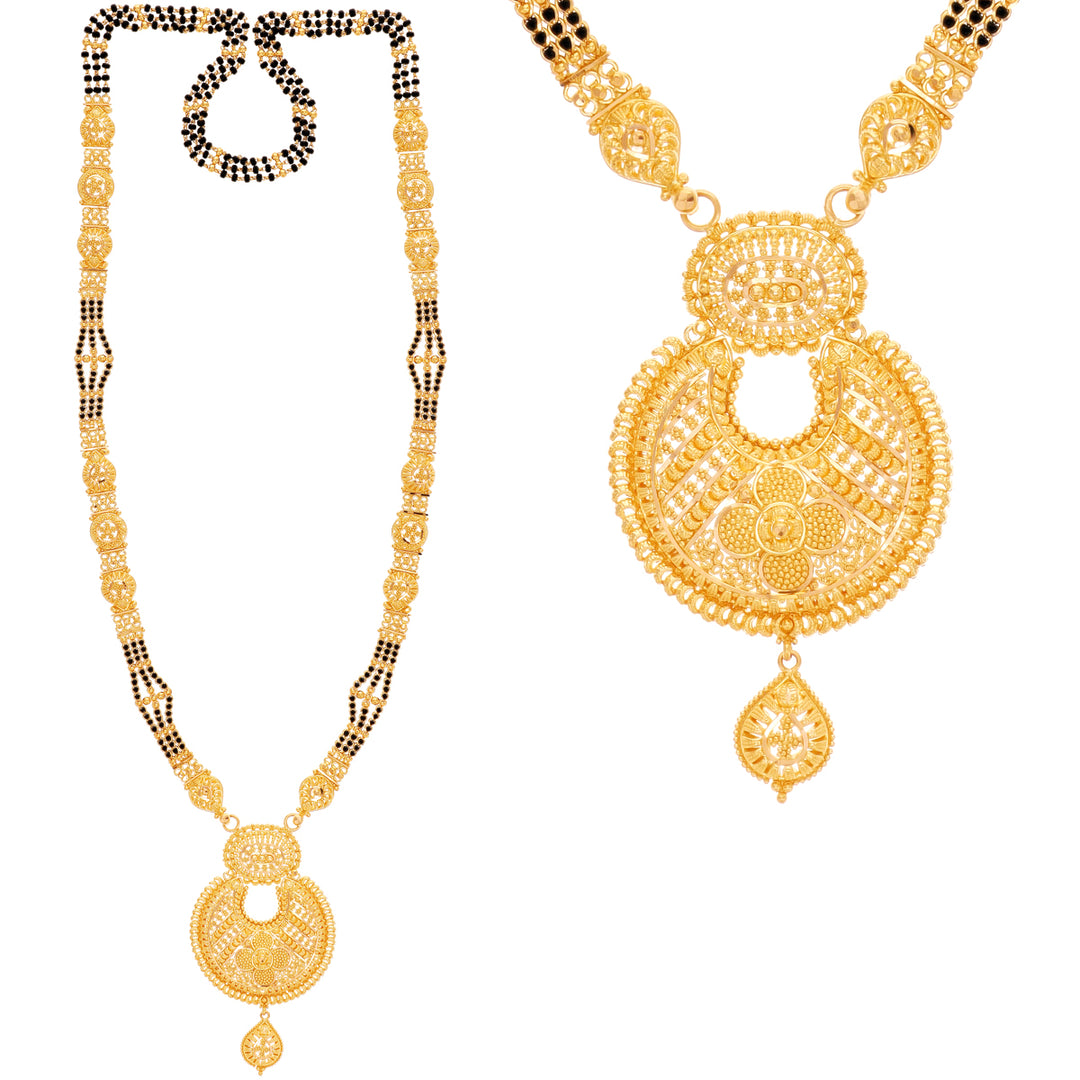 Artistic Mangalsutra in 22K Gold