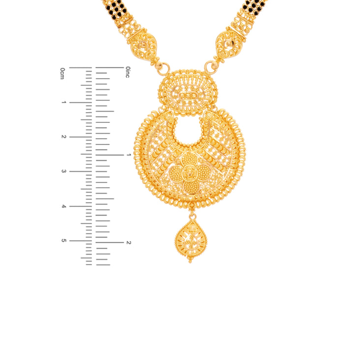Artistic Mangalsutra in 22K Gold
