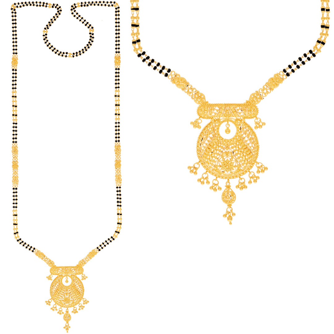 Precious Mangalsutra in 22K Gold