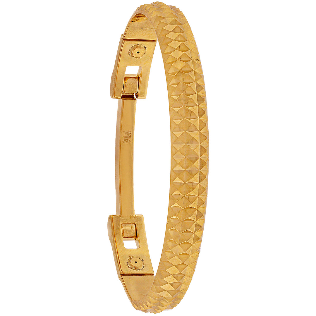 Charming Yume Cuff Bracelet in 22K Gold