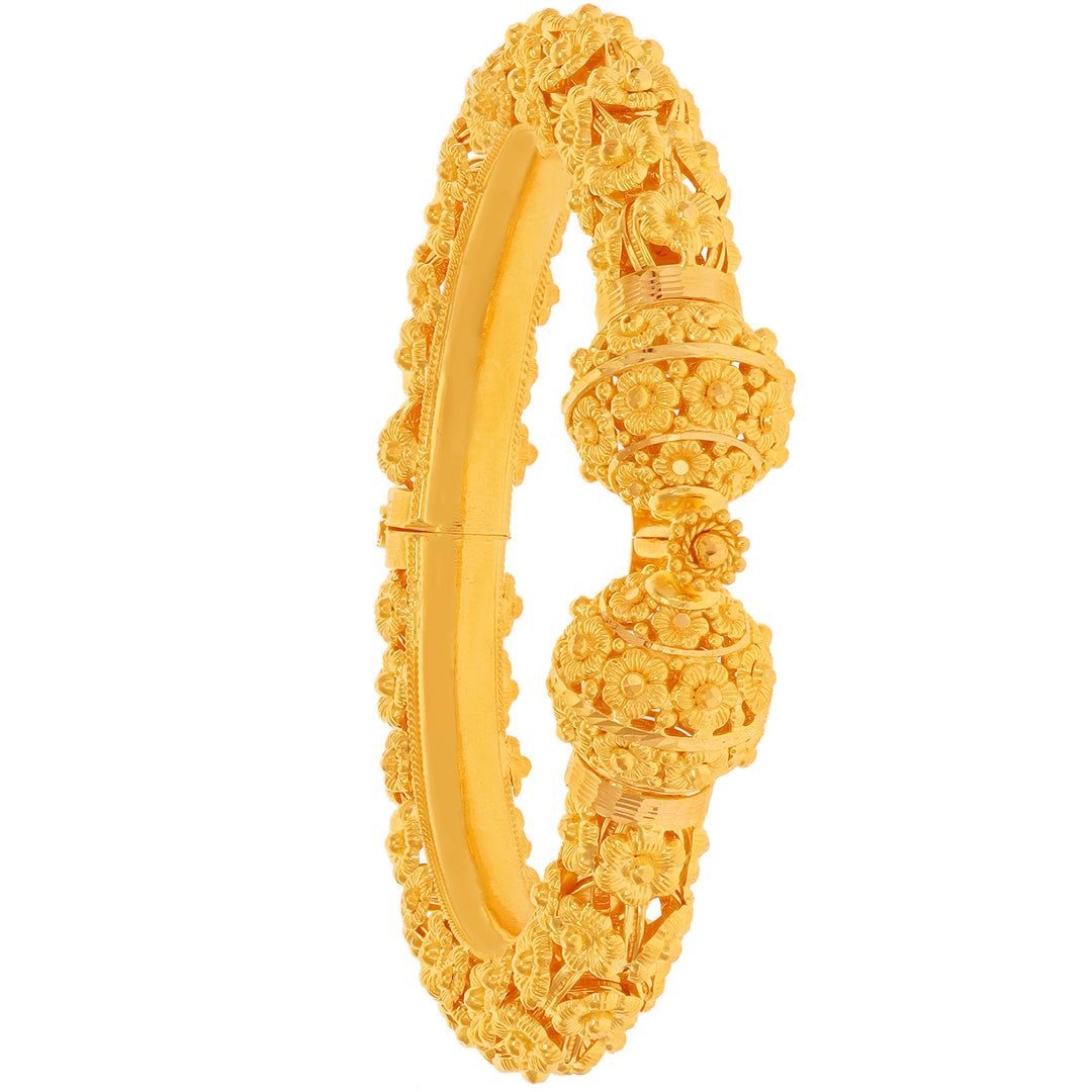 Charming Pipe Kara in 22K Gold