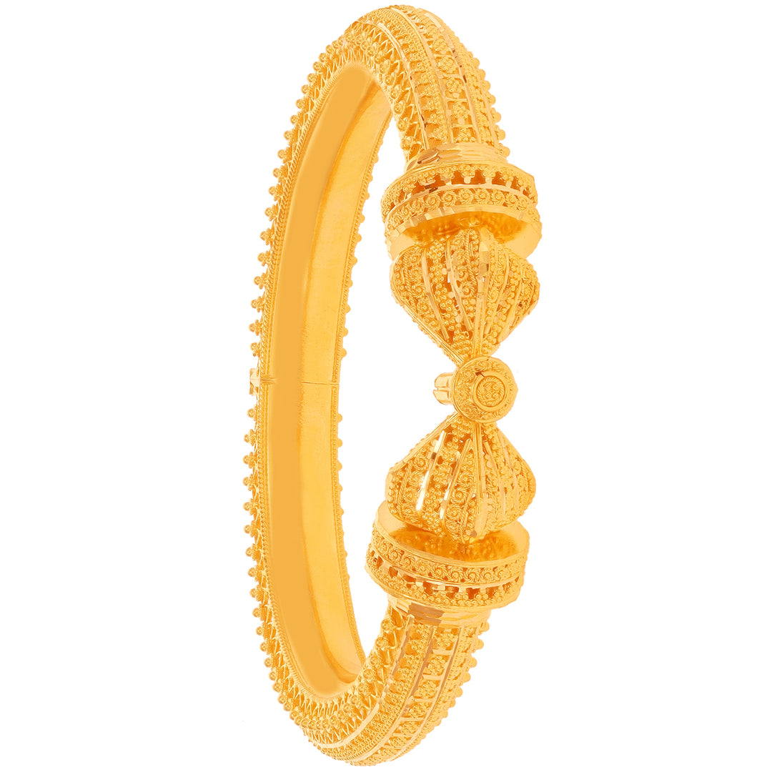 Stunning Pipe Kara in 22K Gold