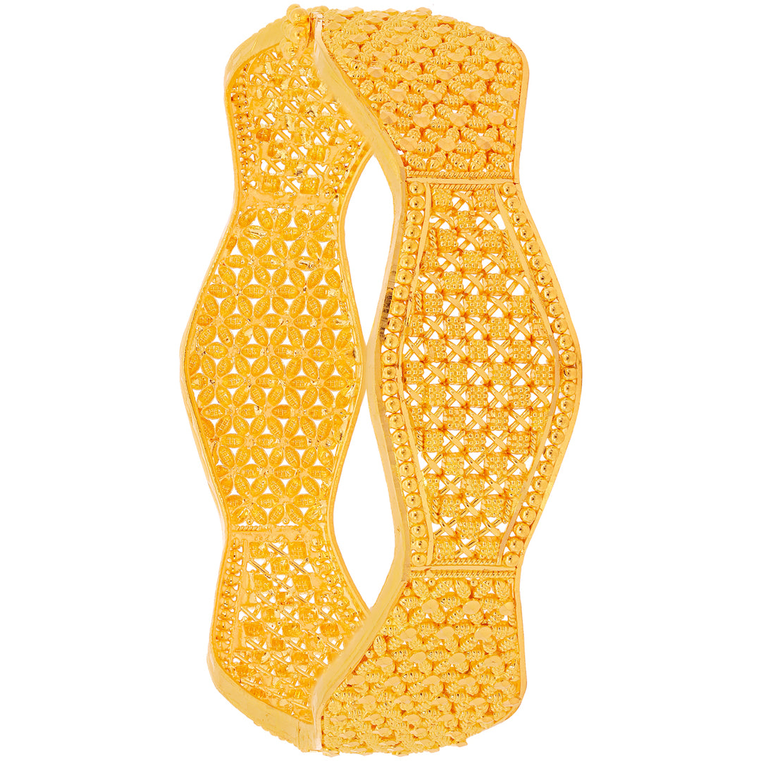 Brilliant 2pcs Kara in 22K Gold