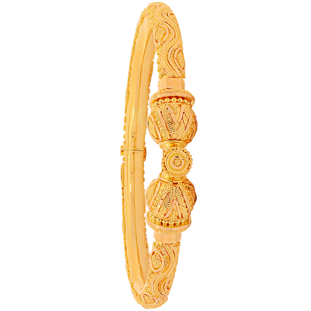 Enchanting Pipe Openable 2pcs Kara in 22K Gold