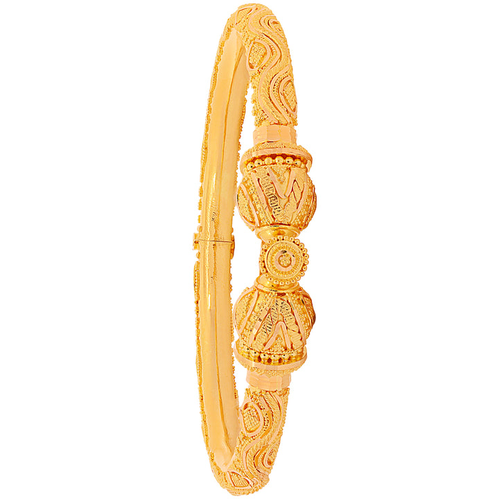 Enchanting Pipe Openable 2pcs Kara in 22K Gold