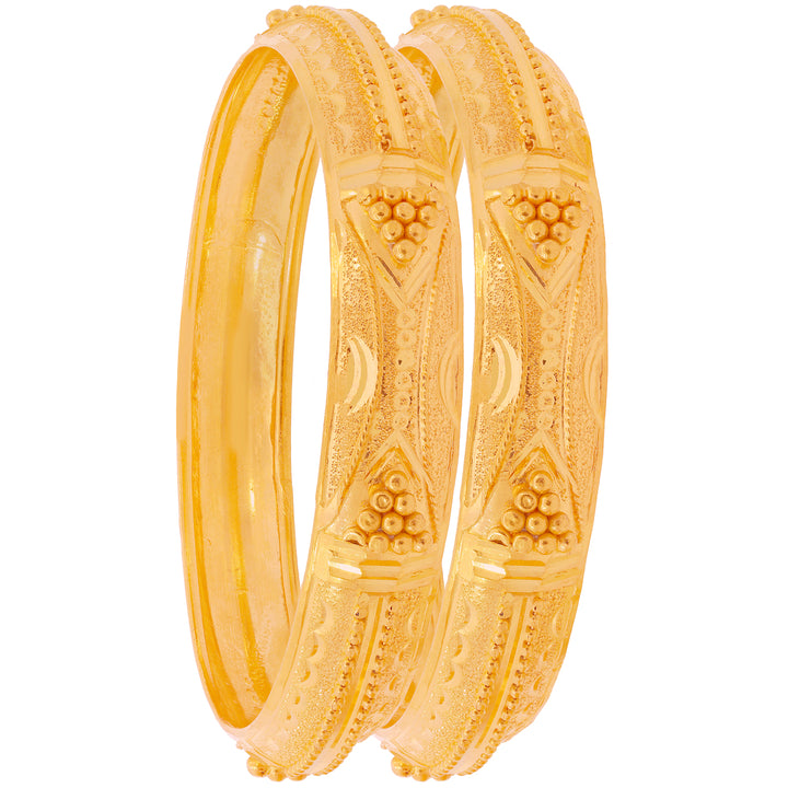 2.4 Size 2pcs Bangle in 22K Gold