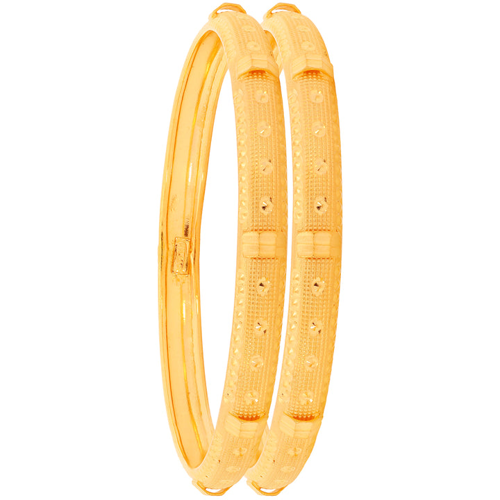 2.4 Size 2pcs Bangle in 22K Gold