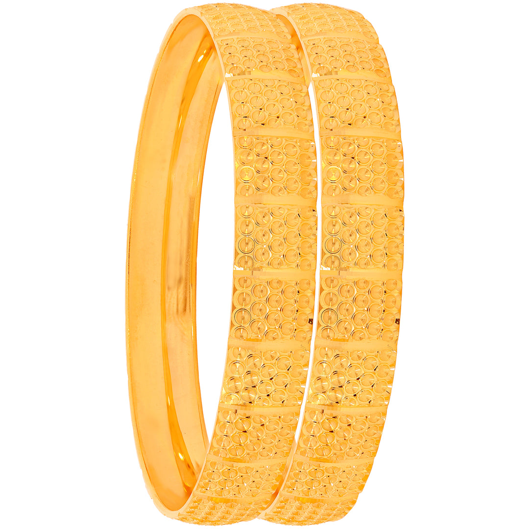 2.5 Size 2pcs Bangle in 22K Gold
