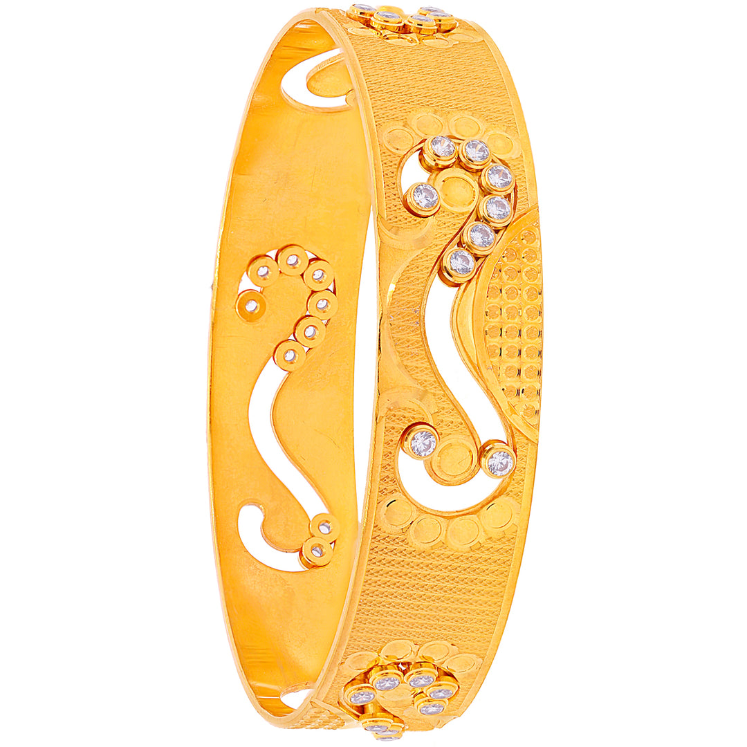 2.5 Size Kara With CZ in 22K Gold