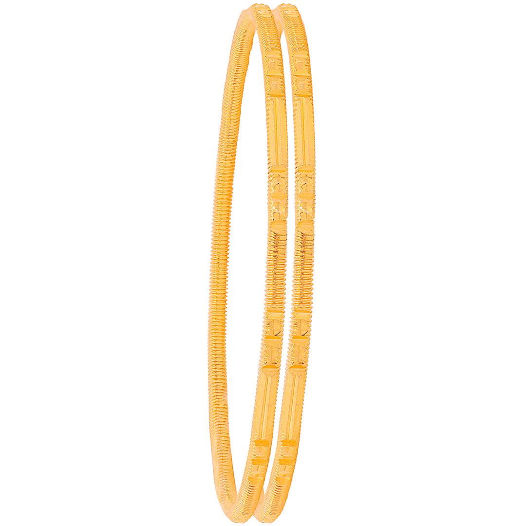 2.6 Size 2pcs Bangle in 22K Gold