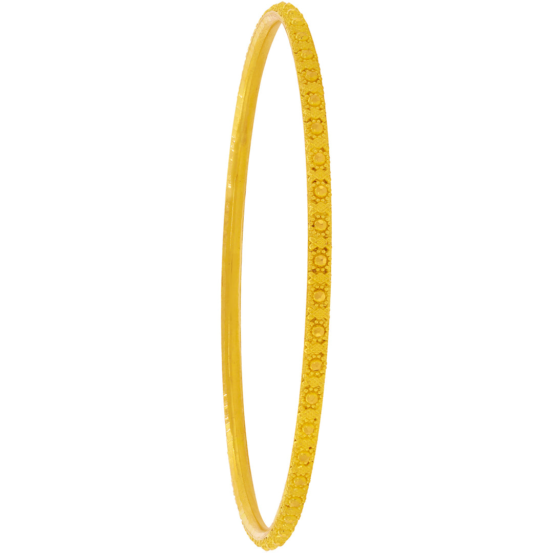 Endearing 2.10 Size Set of 6pcs Bangles in 22K Gold