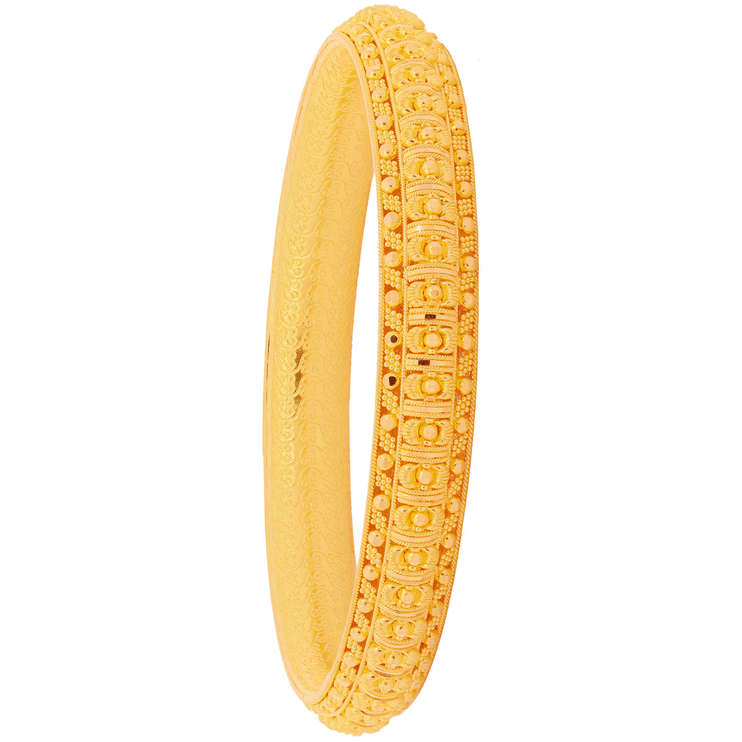 2.6 Size Set Of 6pcs Bangles in 22K Gold