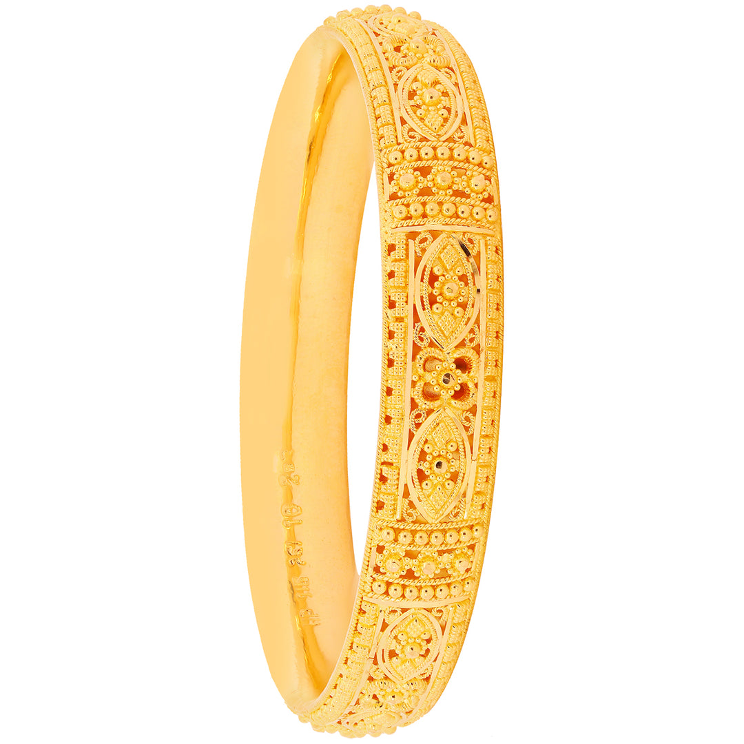 2.3 Size Set of 6pcs Bangles in 22K Gold