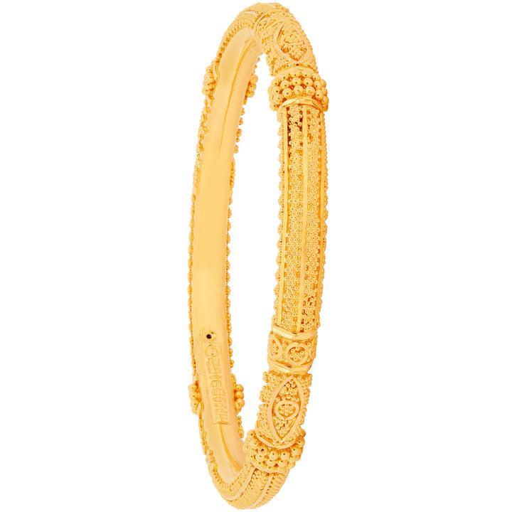 2.2 Size Pipe Set of 6pcs Bangles in 22K Gold