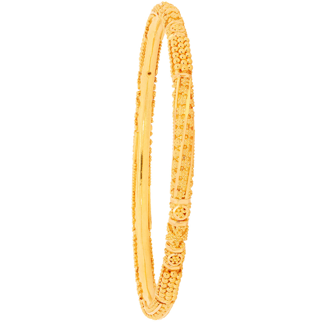 2.3 Size Pipe Set of 6pcs Bangles in 22K Gold