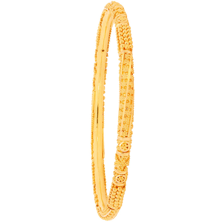 2.3 Size Pipe Set of 6pcs Bangles in 22K Gold
