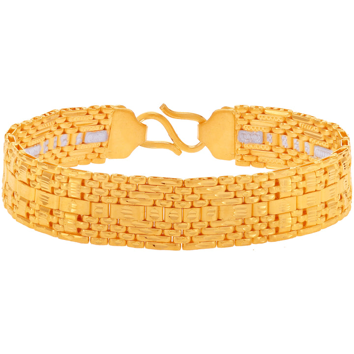 Stunning Reversable Two tone Bracelet in 22K Gold