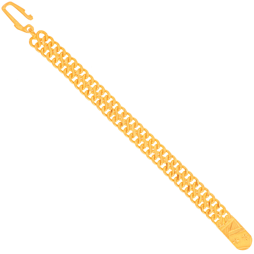 Enchanting Link Bracelet in 22K Gold