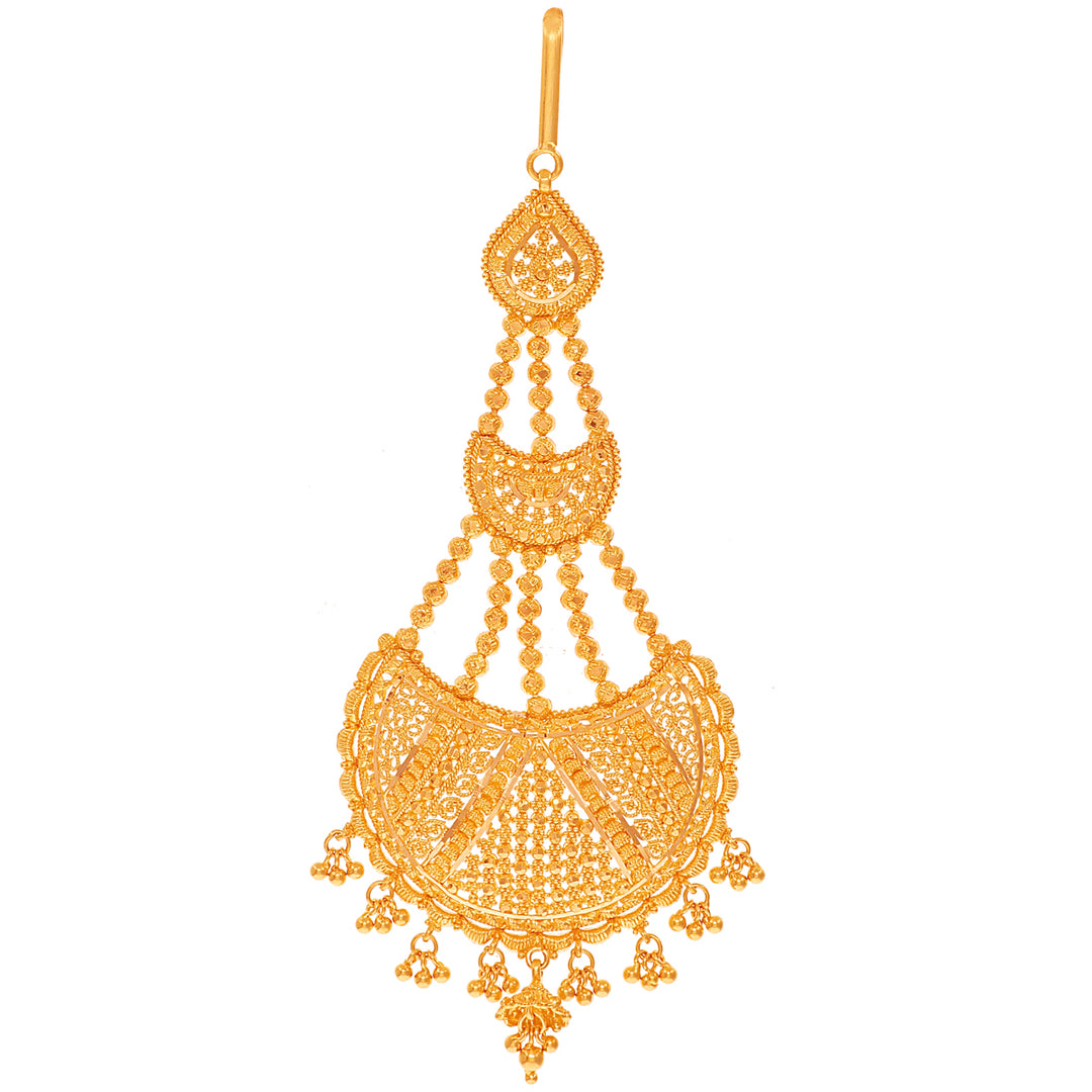 Lovely Maang Tikka in 22K Gold