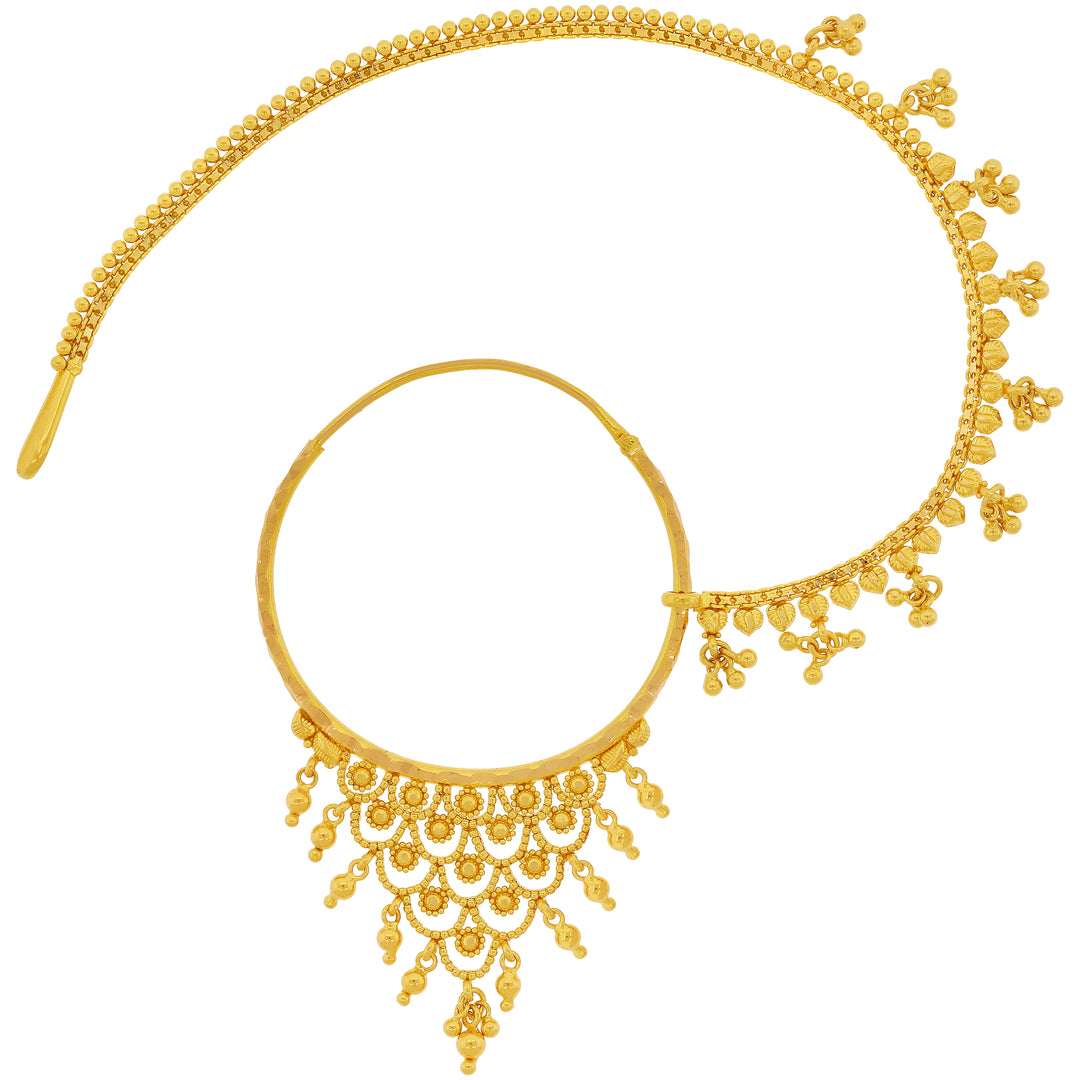 Lovely Nath in 22K Gold