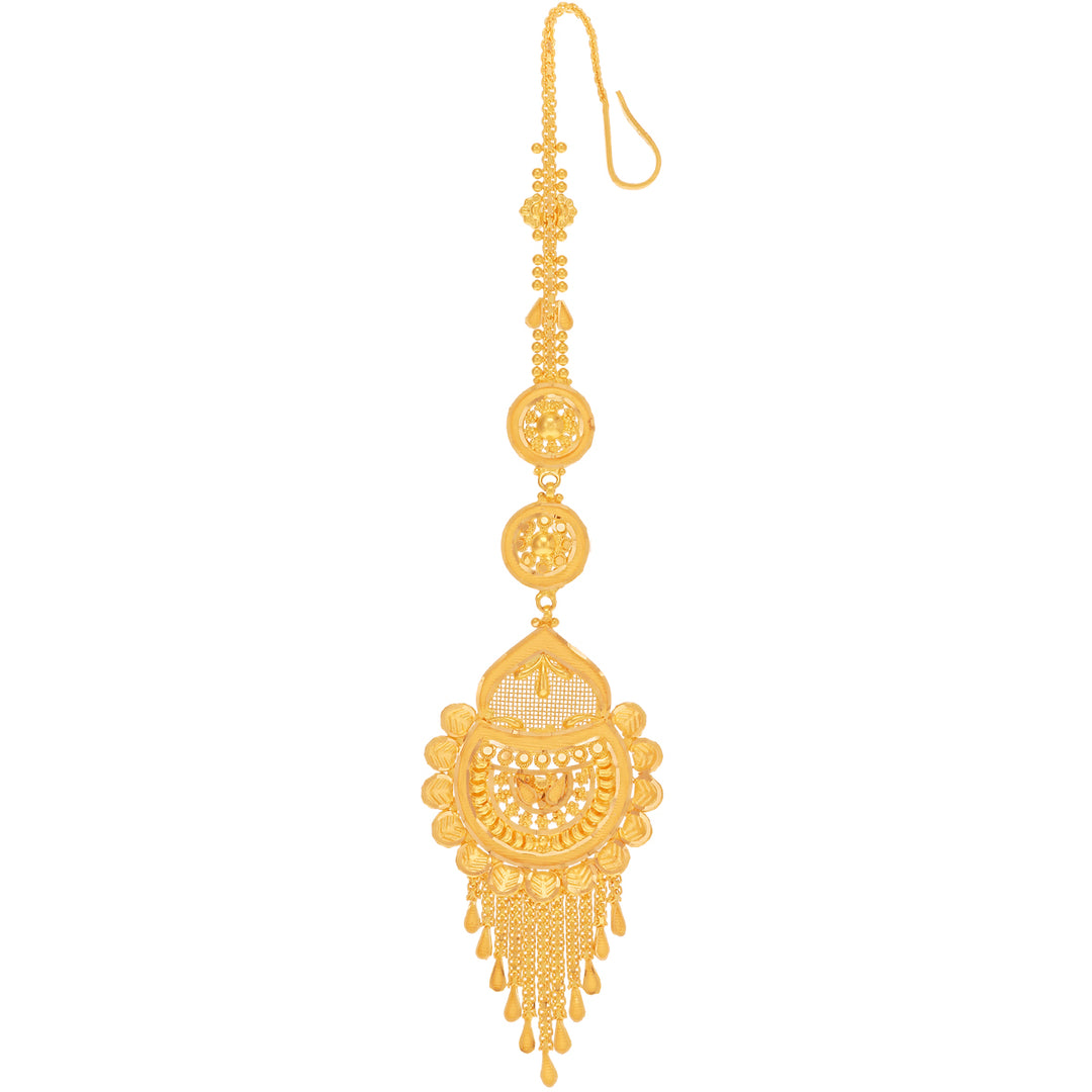 Endearing Maang Tikka in 22K Gold