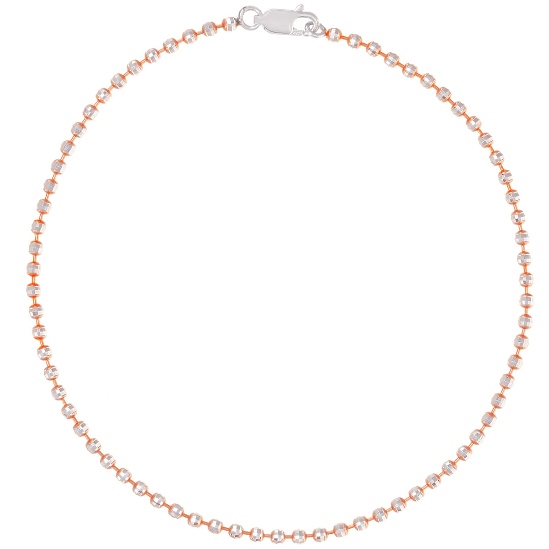 Opulent Two tone 1pcs Payal in 18K Rose Gold