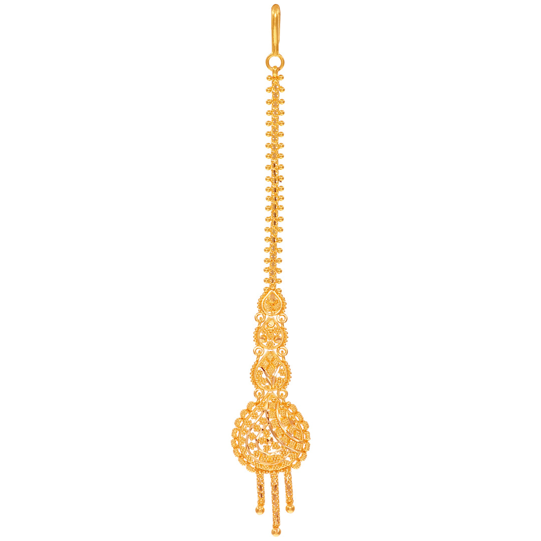 Endearing Maang Tikka in 22K Gold