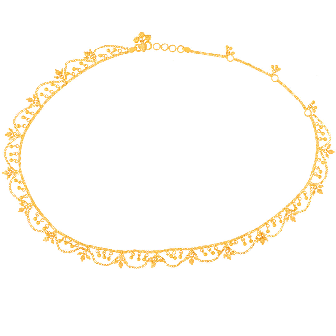 Kids Fancy Waist-Band/Vaddanam in 22K Gold