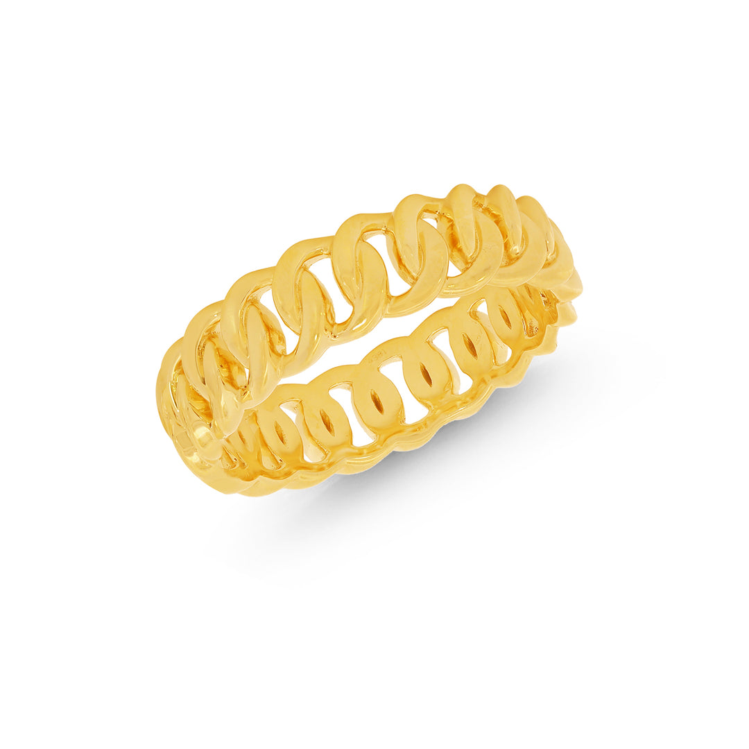 7.75 Size Band in 18K Gold