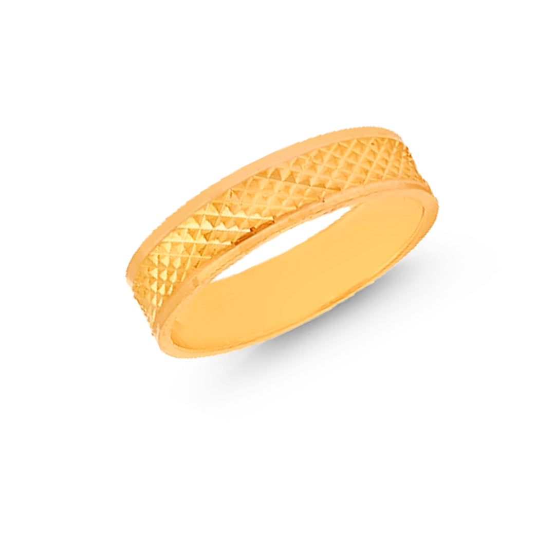6.5 Size Band in 22K Gold