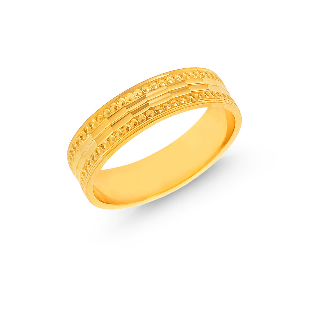 9.25 Size Band in 22K Gold