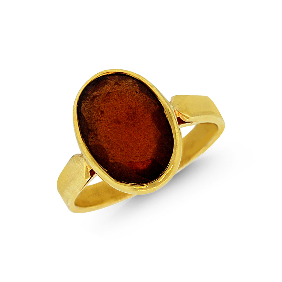 Astrological Ring with Gomed in 22K Gold