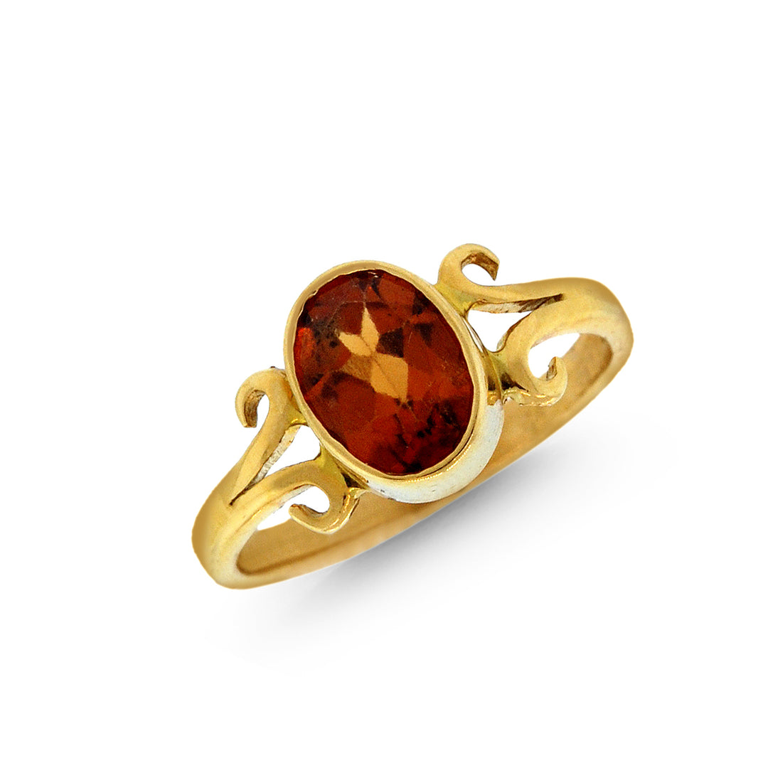 1.2Ct Gomed Astrological Ring in 22K Gold